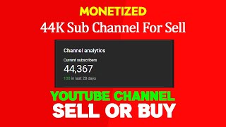 Buy Monetized Youtube Channel in Cheap | How to Buy a YouTube Channel