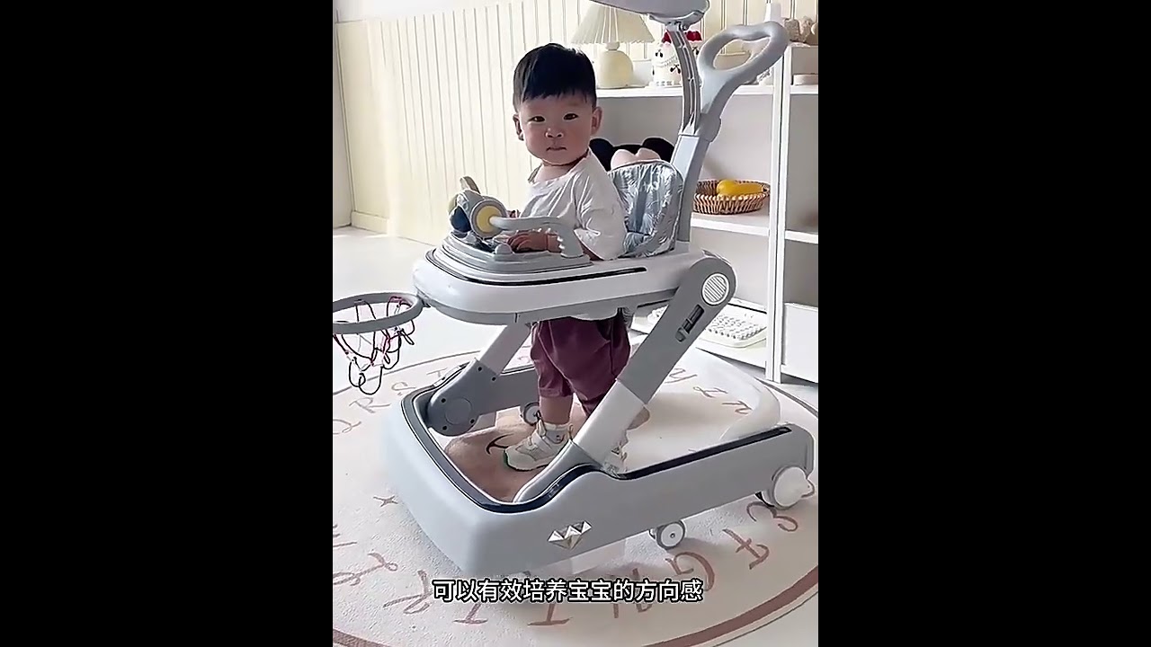Premium 4-in-1 Baby Walker Toddler Stroller