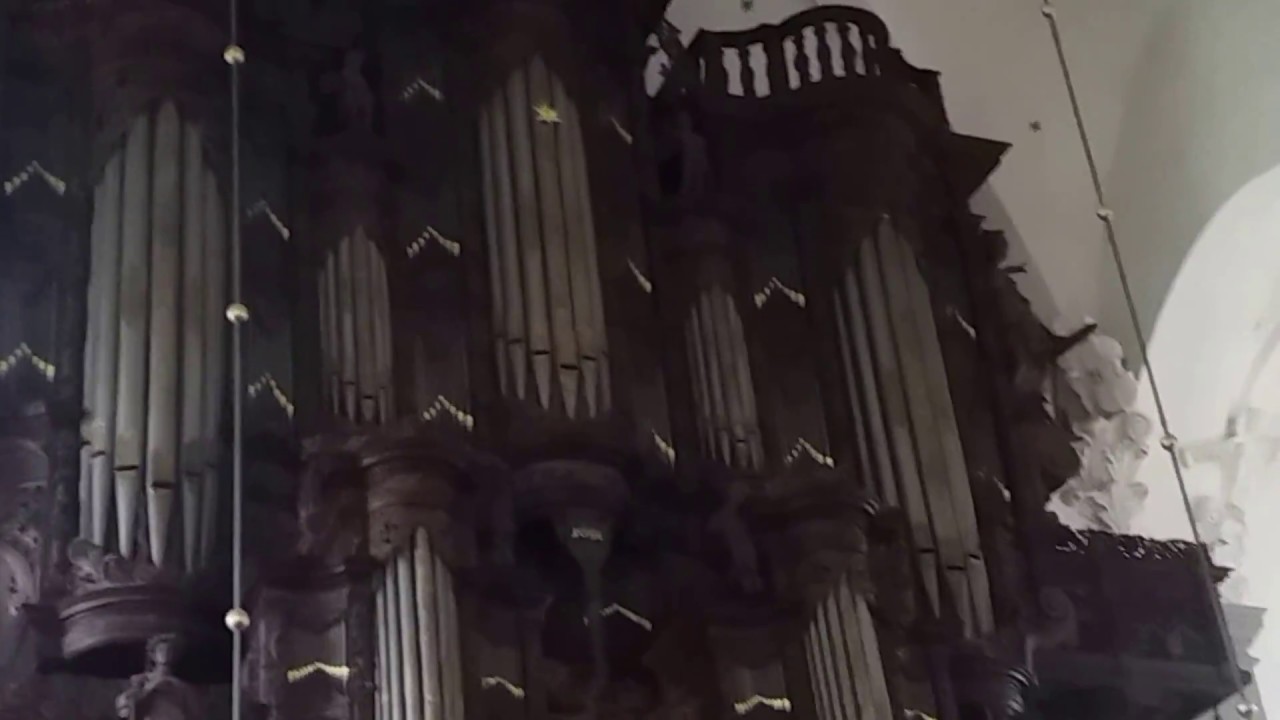 2017 Live organ music in St. Michael Cathedral (Hauptkirche Sankt Michaelis) Hamburg Germany