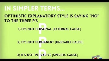 Optimistic vs. Pessimistic Explanatory Styles