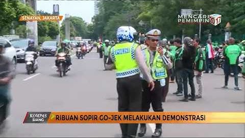 Ribuan Sopir Go-Jek Demo soal Sistem Baru