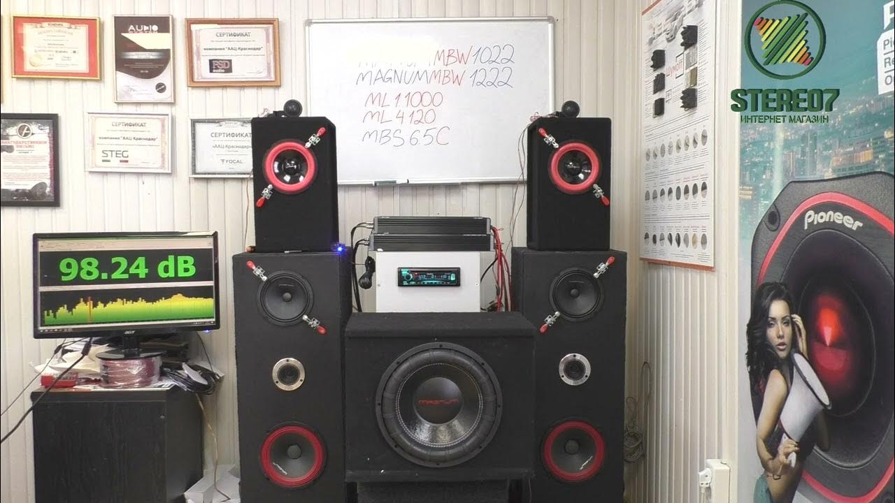 MAGNUM MBW 1022 и MAGNUM 1222 - Басовый фундамент, полный тест, Hi-Res ...