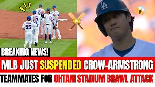 Crow-Armstrong & Cubs Teammates All Suspended for Attacking Ohtani — MLB Drops Brawl Punishment
