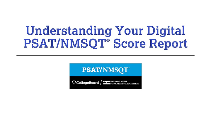 Understanding Your Digital PSAT/NMSQT Scores