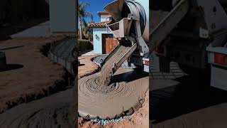 From Raw Ground to Curved Concrete Driveway | Full Construction Timelapse