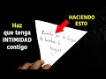 Hechizo para que tenga INTIMIDAD contigo (con solo su nombre)