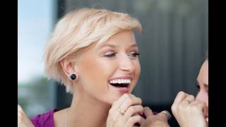 Short ear length bob haircuts