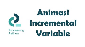 Incremental Variable untuk Animasi pada processing python | Animasi Komputer 1.6