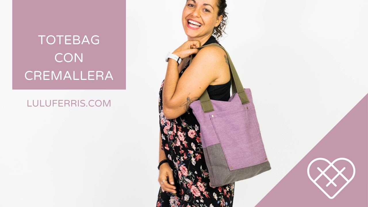 Trailer de costura: Totebag con cremallera 