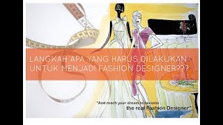 Langkah awal yg harus dilakukan oleh DESIGNER PEMULA