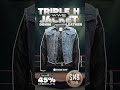 WWE Triple H Denim Leather Jacket The Game S Signature Style
