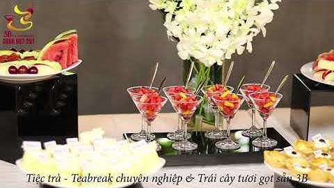 Sự kiện MyX party - Tiệc trà Teabreak chuyên nghiệp 3B Hà Nội