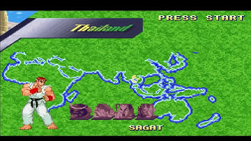 Street Fighter Alpha 2 1996 Arcade Gameplay with Ryu Part 2 (Old channel repost)