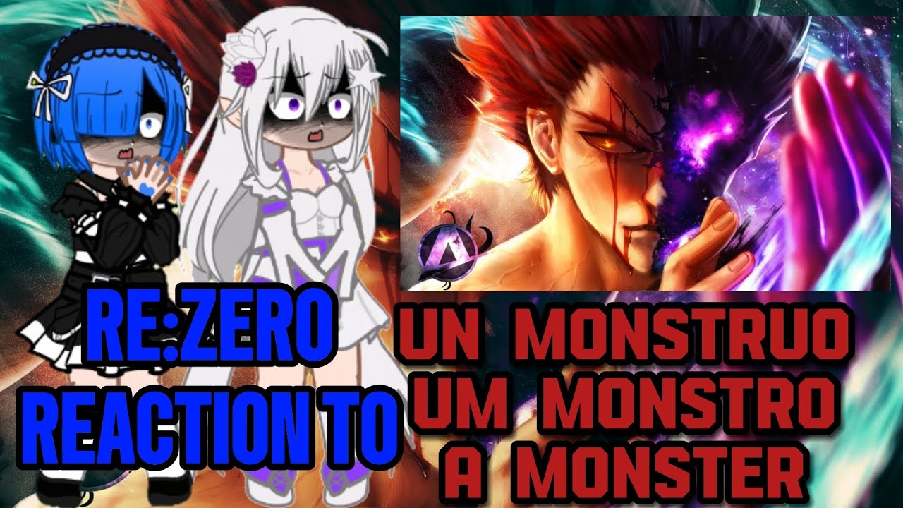 RE:ZERO REACTION TO A SUBARU AS GAROU🔥☠️[🇲🇽🇧🇷🇺🇸][COSMIC MONSTER]//GACHA NEBULA//