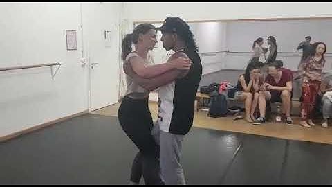 Brasilien Zouk Dance class in Berlin with Ailton Silva and Charline Graff