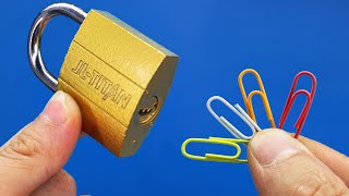 Method Surprised 50 year old Locksmith! 15 Easy Ways to open a Lock without Key
