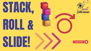 3D Shapes for Kindergarten | Stack, Roll and Slide Investigation