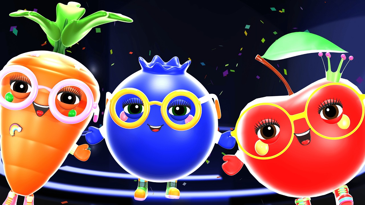 Dancing Fruit Party - Uplifting Dance Music: Fun Dance Video with Music and Animation