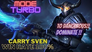 Sven to Dangerous and Always Dominating | Win Rate 100%