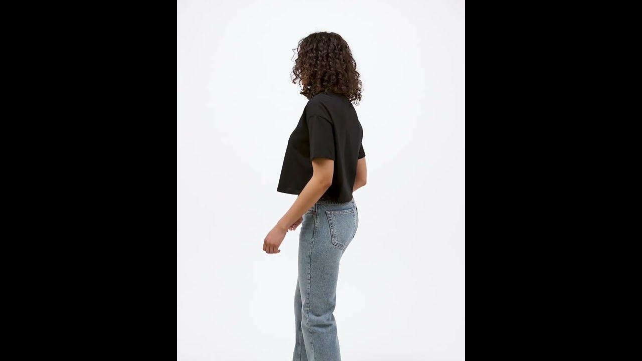 Bella + Canvas Womens Jersey Cropped Short Sleeve Crewneck T-Shirt 6482