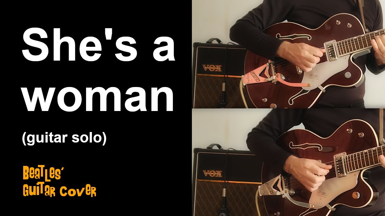 She's a woman (guitar solo) || The Beatles' guitar cover by Thomas Arques