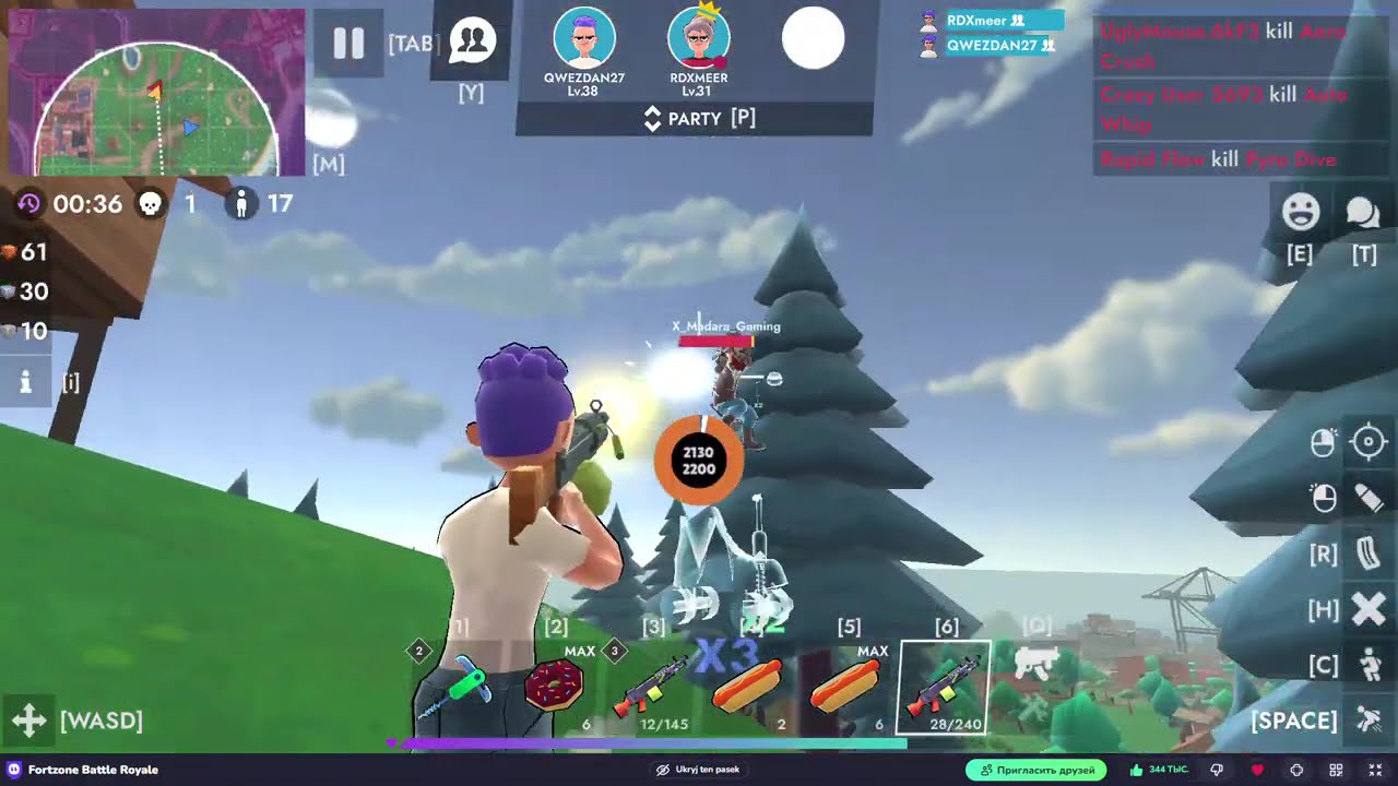 Fortzone Battle Royale Party Mega Battle 