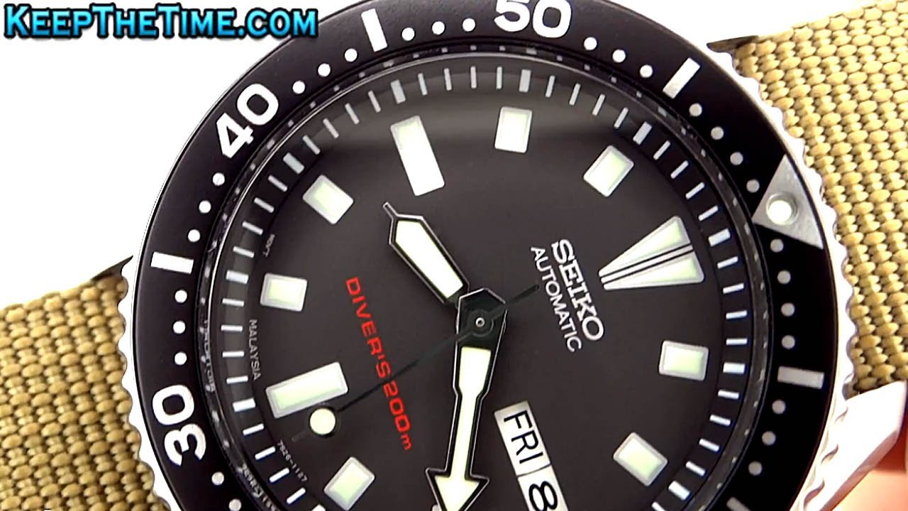 Seiko SKX173 Scuba Dive Watch 