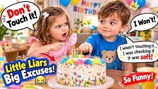 😂 He Said “I Was Checking If It Was Soft!” 🎂🤣 | Funny Kids Birthday Moment. screenshot 4