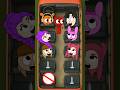 pinki pooked all sprunki and kpop rumi, mira, zoey in the bus trip #sprunki #kpopdemonhunters #short