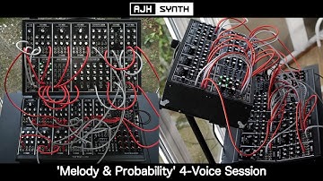 Melody & Probability - #eurorack  Session with all AJH SYNTH Sound & Modulation Modules