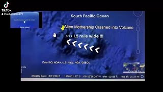 What is sitting inside a remote volcano crater 12,000 ft. beneath the South Pacific? Open your phone