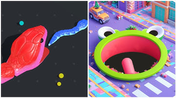 Hole.io vs Snake Clash.io - (All Max Level, ASMR Game), New Update