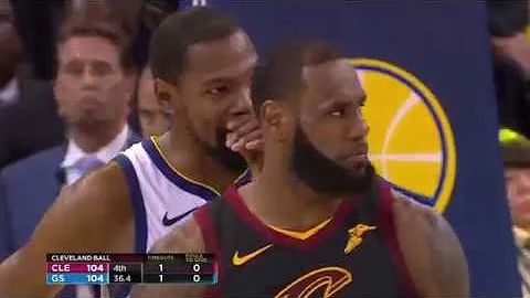 05/31/18 - LeBron James and Stephen Curry Trade Baskets in Crunchtime [2018 NBA Finals Game 1]