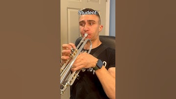 How to play high notes in 22 seconds #trumpet #trombone #musician #band #marchingband #brass