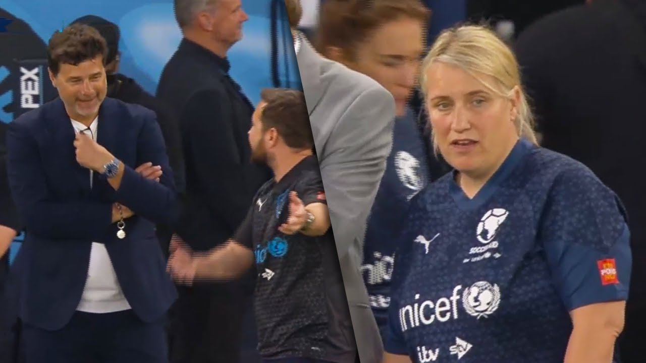England XI vs Soccer Aid XI (2-4) | Emma Hayes Ball vs Mauricio Pochettino Ball 🔥🔥