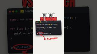 Is a for loop faster than forEach, map and reduce Measured in Node 24 and Bun #nodejs #javascript