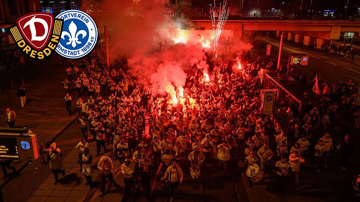 DYNAMO DRESDEN - DARMSTADT | Fanmarsch & Pyroshow Dynamo-Fans gegen Darmstadt im DFB-Pokal