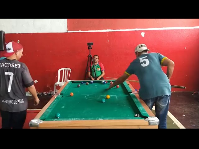 Baianinho vs Lúcio de Campo Grande, o jogo de sinuca que