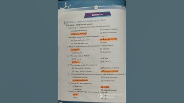 chemistry class 9 th chapter 01 Mcqs Sindh text book board