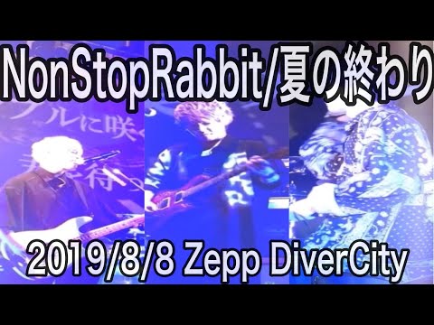 NonStopRabbit /夏の終わり 2019/8/8  Zepp DiverCity公演