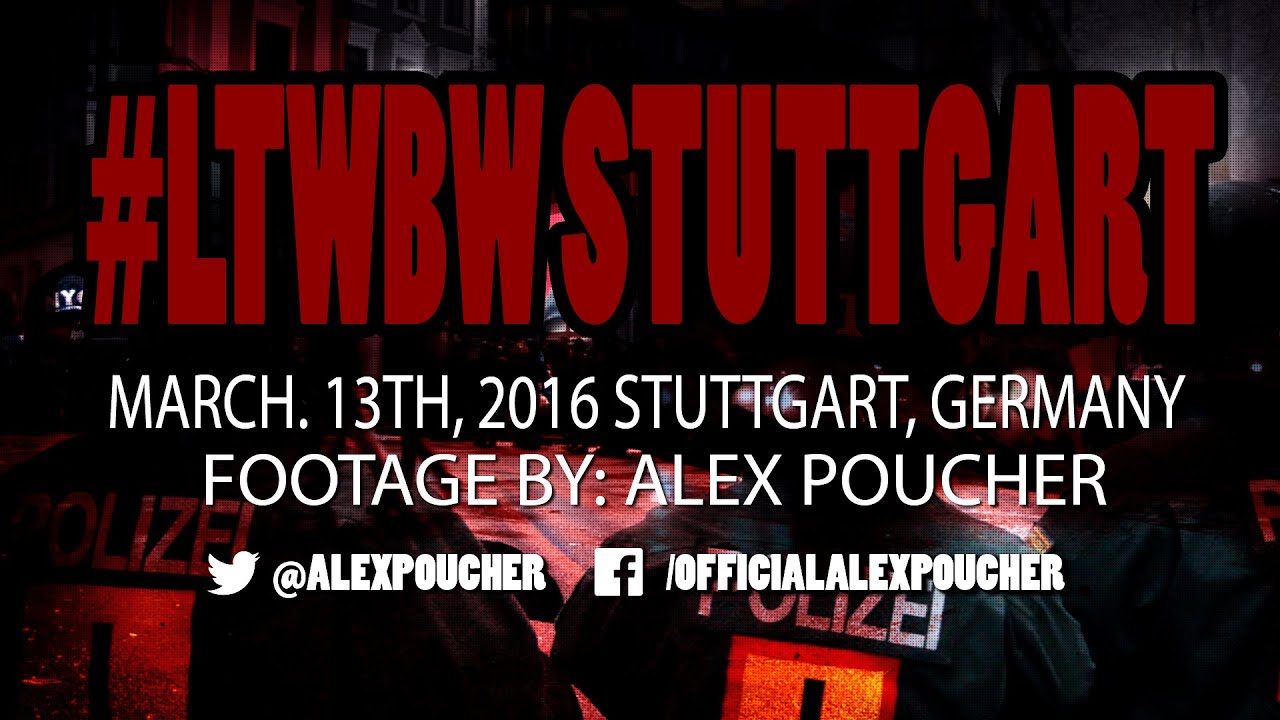 AFD Protest, Election Coverage and AFD Celebration - Stuttgart, Germany