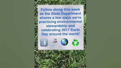 Snapchat Story: U. S. Embassy Copenhagen Celebrates Earth Day 2017