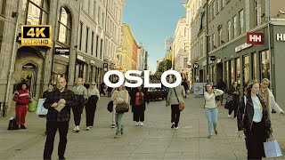 [4K] Oslo Norway 🇳🇴🐧 Walking Tour