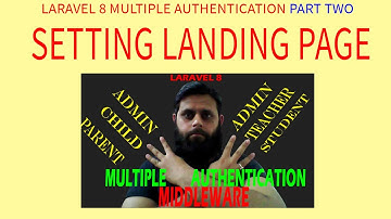 how to use multiple Authentication in Laravel 8  using Middleware |Part two |Multi auth Laravel 8