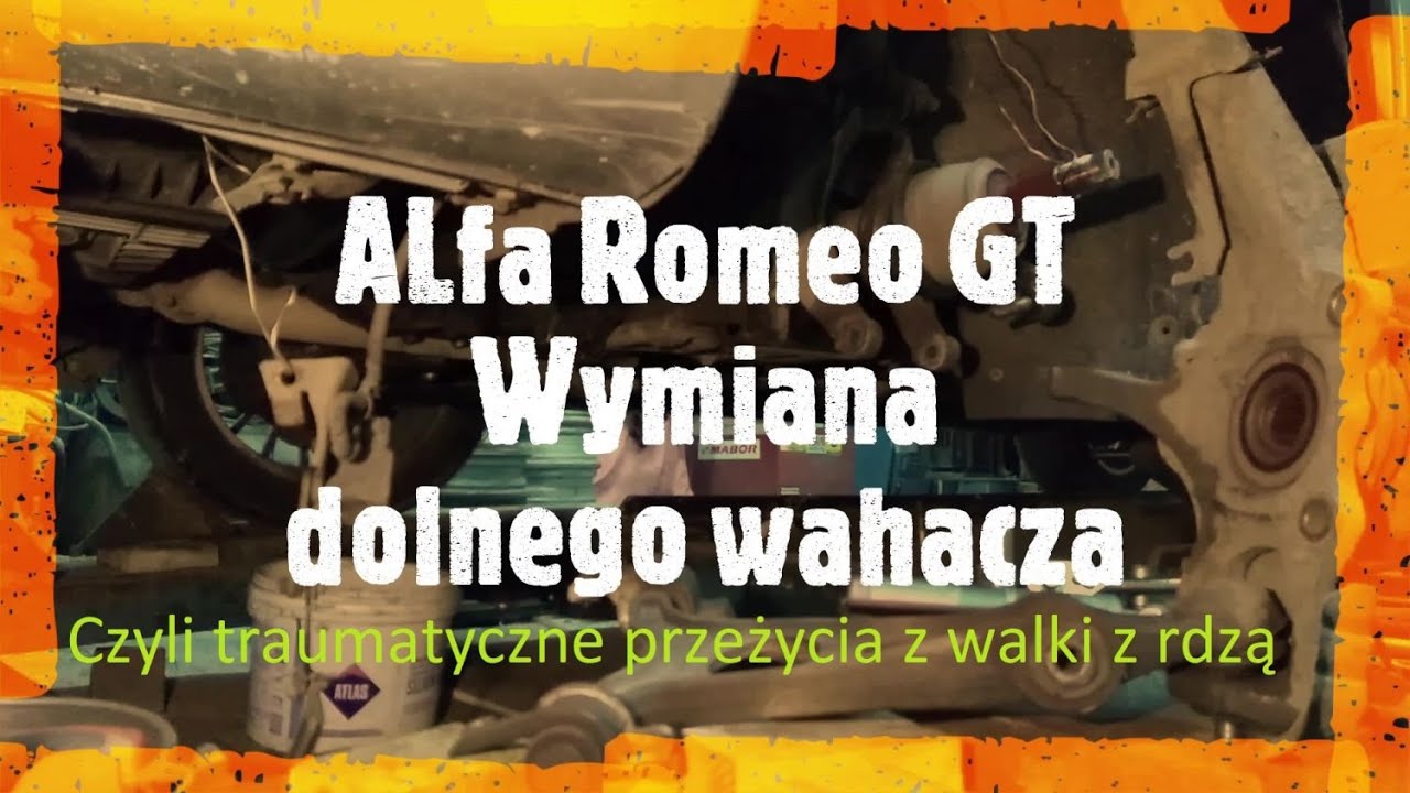 Alfa Romeo GT Wymiana wahacza dolnego YouTube