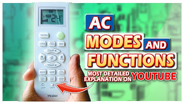Save Money Everyday ❄️ AC Modes ❄️ Haier AC Remote All Functions/Modes ❄️ Haier AC Remote Functions