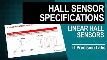 Key specifications of linear Hall-effect position sensors