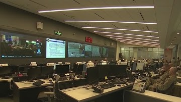 A look inside the National Guard command center as Dorian arrives