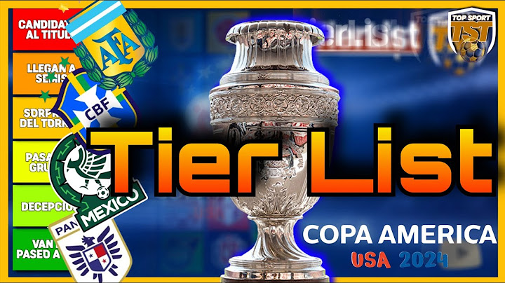 TIERLIST Copa América 2024 🔥