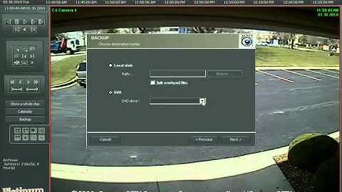 Backup Video to DVD with Alnet DVR Cards and Netstation NVR Software